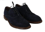 Scarpe derby in pelle di capra Marsala in pelle blu - D&G - EU45 / US12