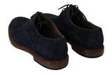 Scarpe derby in pelle di capra Marsala in pelle blu - D&G - EU45 / US12