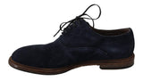 Scarpe derby in pelle di capra Marsala in pelle blu - D&G - EU45 / US12