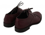 Scarpe classiche Derby in pelle bordeaux - Dolce & Gabbana - EU45 / US12