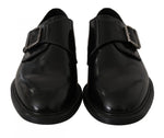 Scarpe eleganti con monkstrap in pelle nere - D&G - EU46 / US13