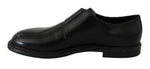 Scarpe eleganti con monkstrap in pelle nere - D&G - EU46 / US13