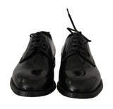 Scarpe da uomo convenzionali in pelle nera-Dolce & Gabbana-EU40 / US7