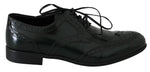 Scarpe alari in pelle verde con fibbia Oxford - D&G - EU39 / US8.5