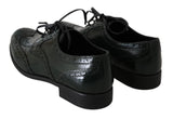 Scarpe alari in pelle verde con fibbia Oxford - D&G - EU39 / US8.5