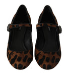 Scarpe Mary Janes in pelle di vitello marrone - D&G - EU38.5 / US8