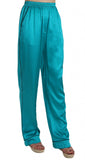 Pantaloni pigiama in seta stretch blu acqua Pantaloni - D&G - IT40-S