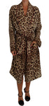 Abito kimono con stampa leopardata - Dolce & Gabbana - IT46-XL