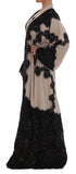 Abito Abaya in caftano ricamo nero beige - Dolce & Gabbana - IT48-XL