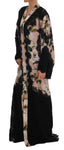 Abito Abaya in caftano con peonie in pizzo foral - D&G - IT42-M