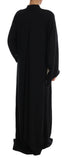 Abito in seta nera con zeppa in caftano con zeppa Abaya - D&G - IT48-XXL