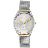 Orologio Nine West NW / 1923SVTT da donna argento