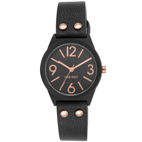 Orologio Nine West NW / 1932BKRG da donna nero