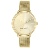 Orologio Nine West NW / 1980CHGB da donna in oro