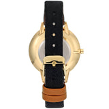 Orologio Nine West NW / 2114BKBK da donna color oro