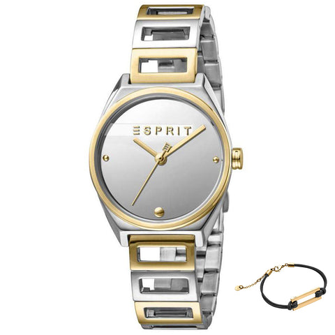 Orologio Esprit ES1L058M0045 Set regalo Bracciale donna argento