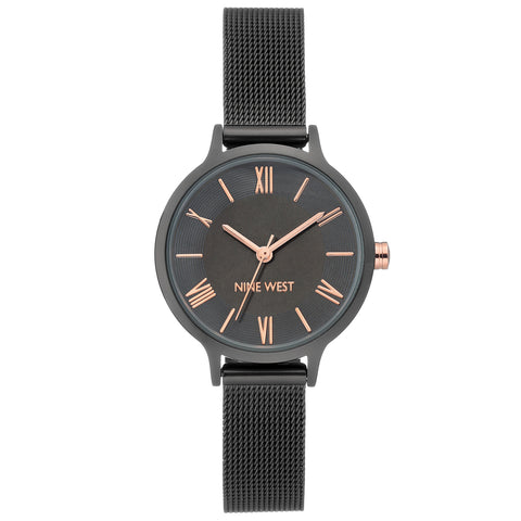 Orologio Nine West NW / 2229GYRT da donna Nero