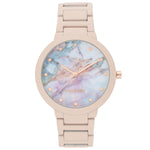 Orologio Nine West NW / 2274MAPK da donna Beige