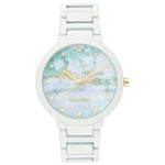 Orologio Nine West NW / 2274MAWT da donna bianco