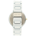 Orologio Nine West NW / 2274MAWT da donna bianco