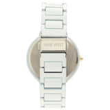 Orologio Nine West NW / 2274MAWT da donna bianco