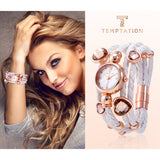 Orologio Temptation TEA-2015-03 da donna in oro rosa