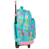 Trolley compatto Benetton Turquoise Dots 45cm