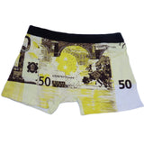 Boxer uomo con banconota da 50 euro - Taglia XXL - XXXL