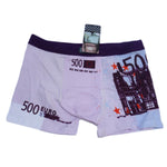 Boxer uomo con banconota da 500 euro - Taglia XL-XXL