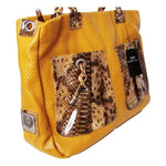 Borsa donna Gian Marco Venturi - L.Wild - Giallo - 3701