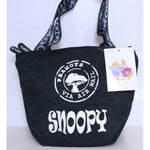 Borsa Donna Snoopy Peanuts - Blu con scritte bianche - 2801