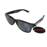 Occhiali da sole Dunlop Vintage - Montatura Nera Trasp - Frog Wayfarer