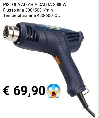 Pistola ad aria calda 2000W