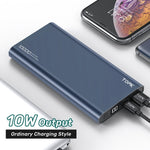 TOPK Power Bank 10000mAh Portable Charger LED External Battery PowerBank PD Two-way Fast Charging PoverBank for iPhone Xiaomi mi