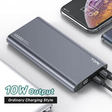 TOPK Power Bank 10000mAh Portable Charger LED External Battery PowerBank PD Two-way Fast Charging PoverBank for iPhone Xiaomi mi